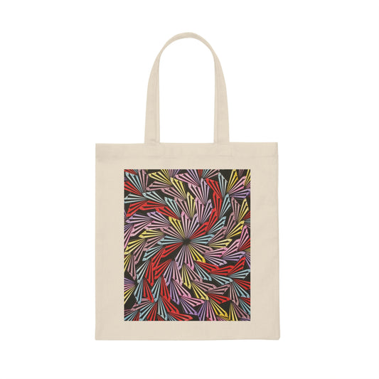 PINWHEEL Canvas Tote Bag