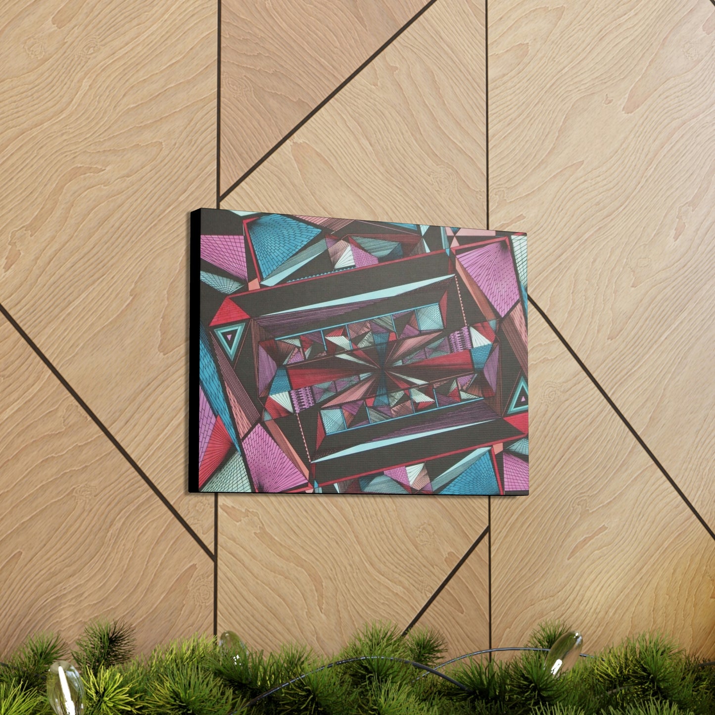 LIGHT DUO MEGALOPOLIS Canvas Gallery Wraps