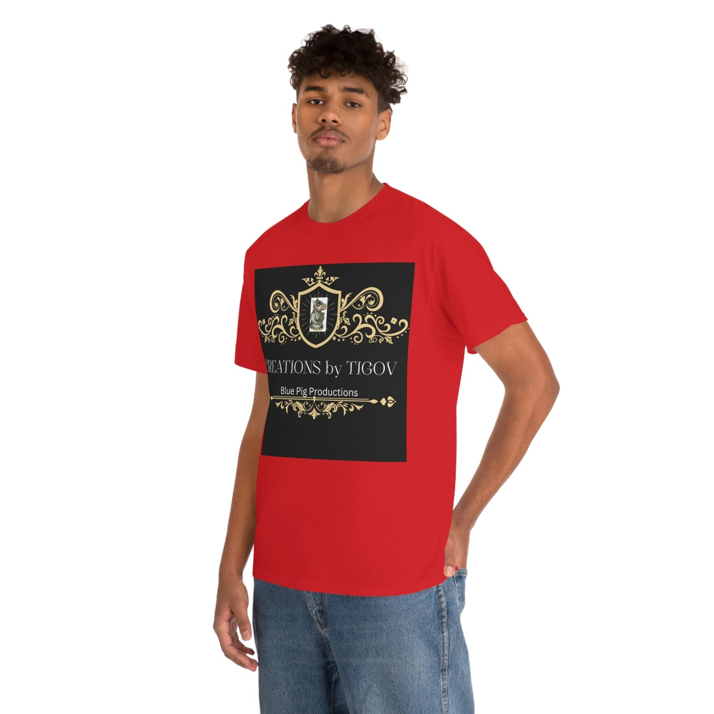 CREATIONS BY TIGOV Unisex Heavy Cotton Tee