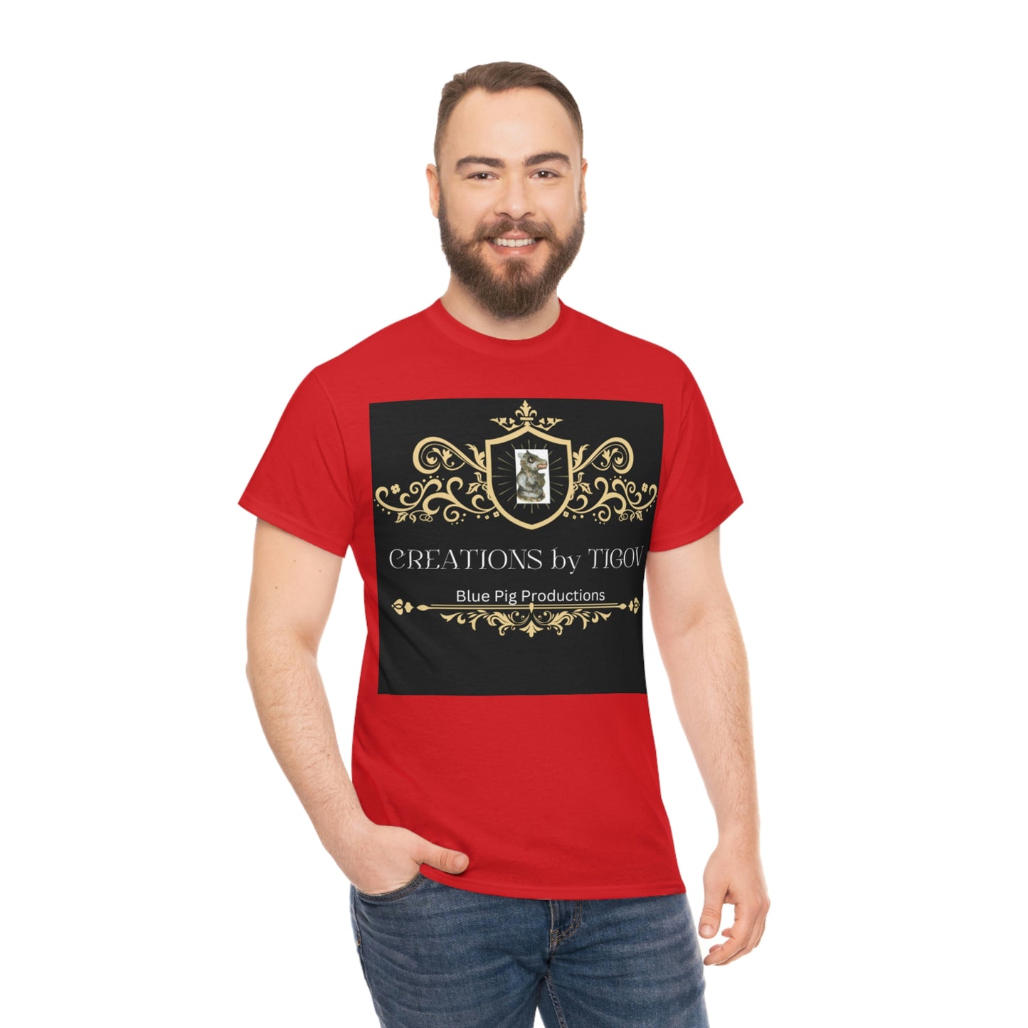 CREATIONS BY TIGOV Unisex Heavy Cotton Tee