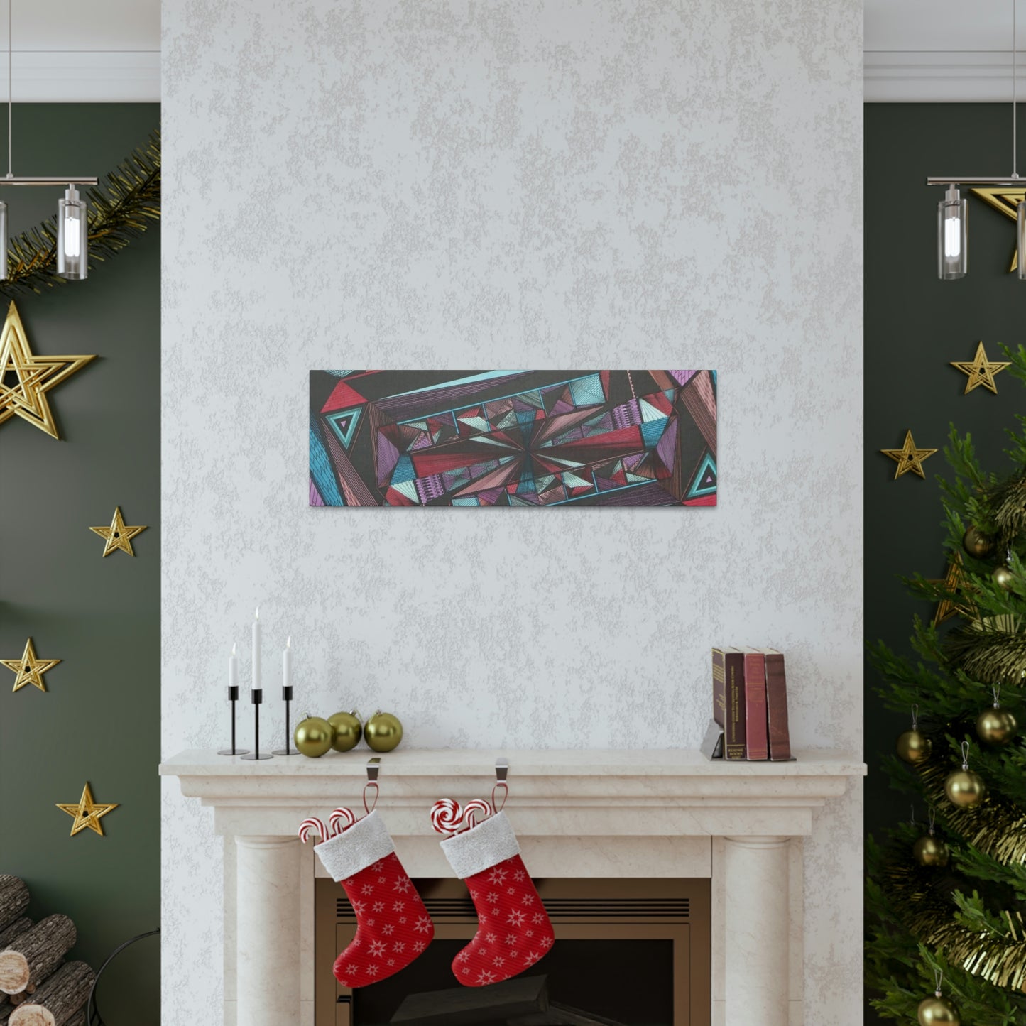LIGHT DUO MEGALOPOLIS Canvas Gallery Wraps