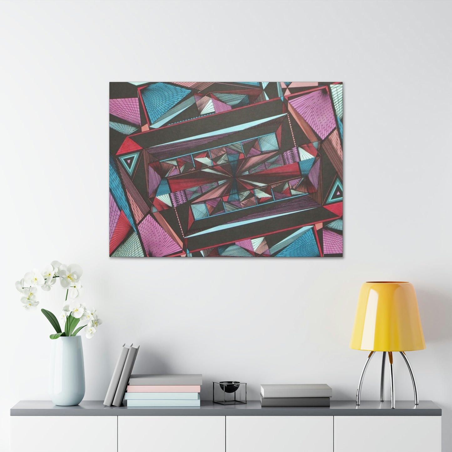 LIGHT DUO MEGALOPOLIS Canvas Gallery Wraps