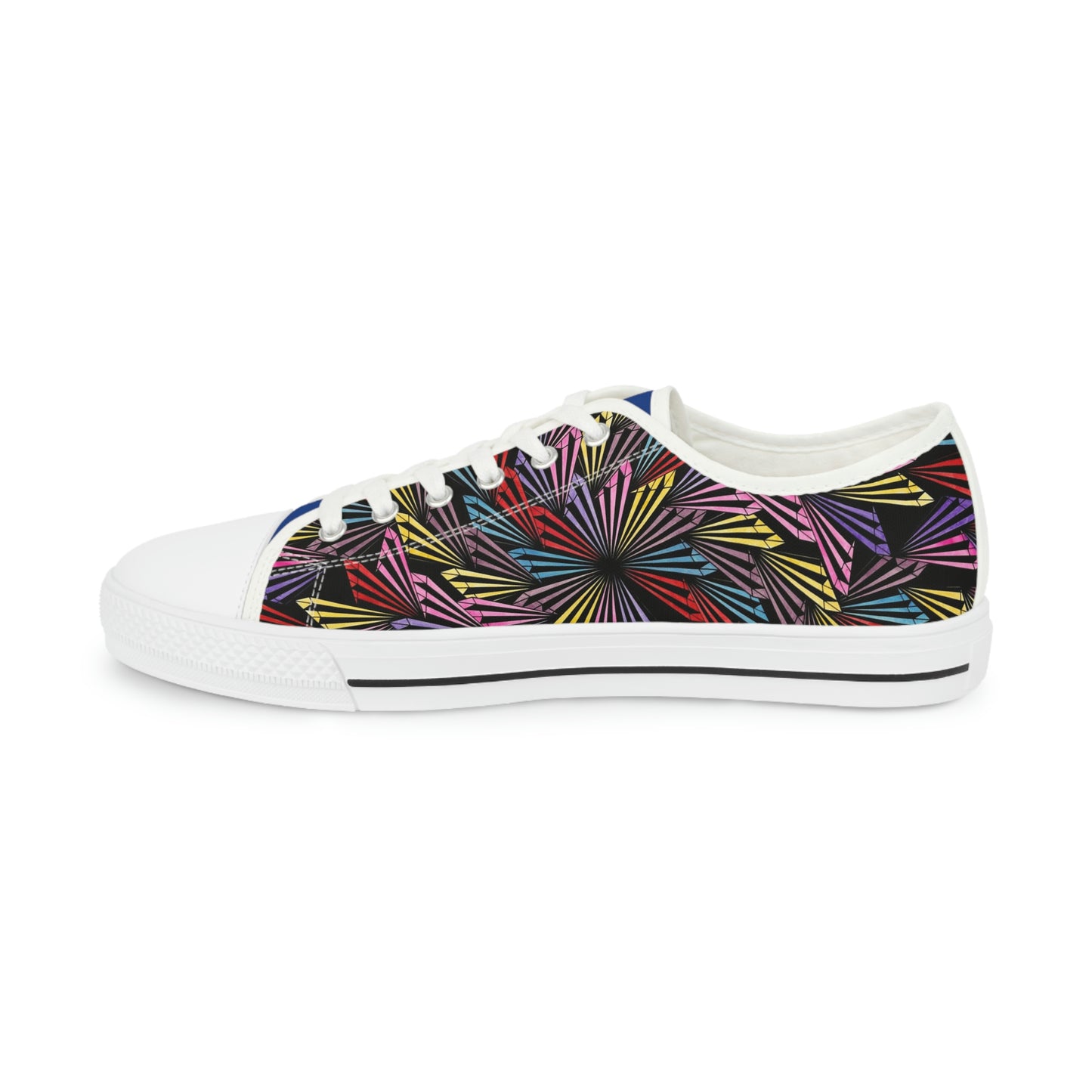 PINWHEEL (BLUE) Men's Low Top Sneakers