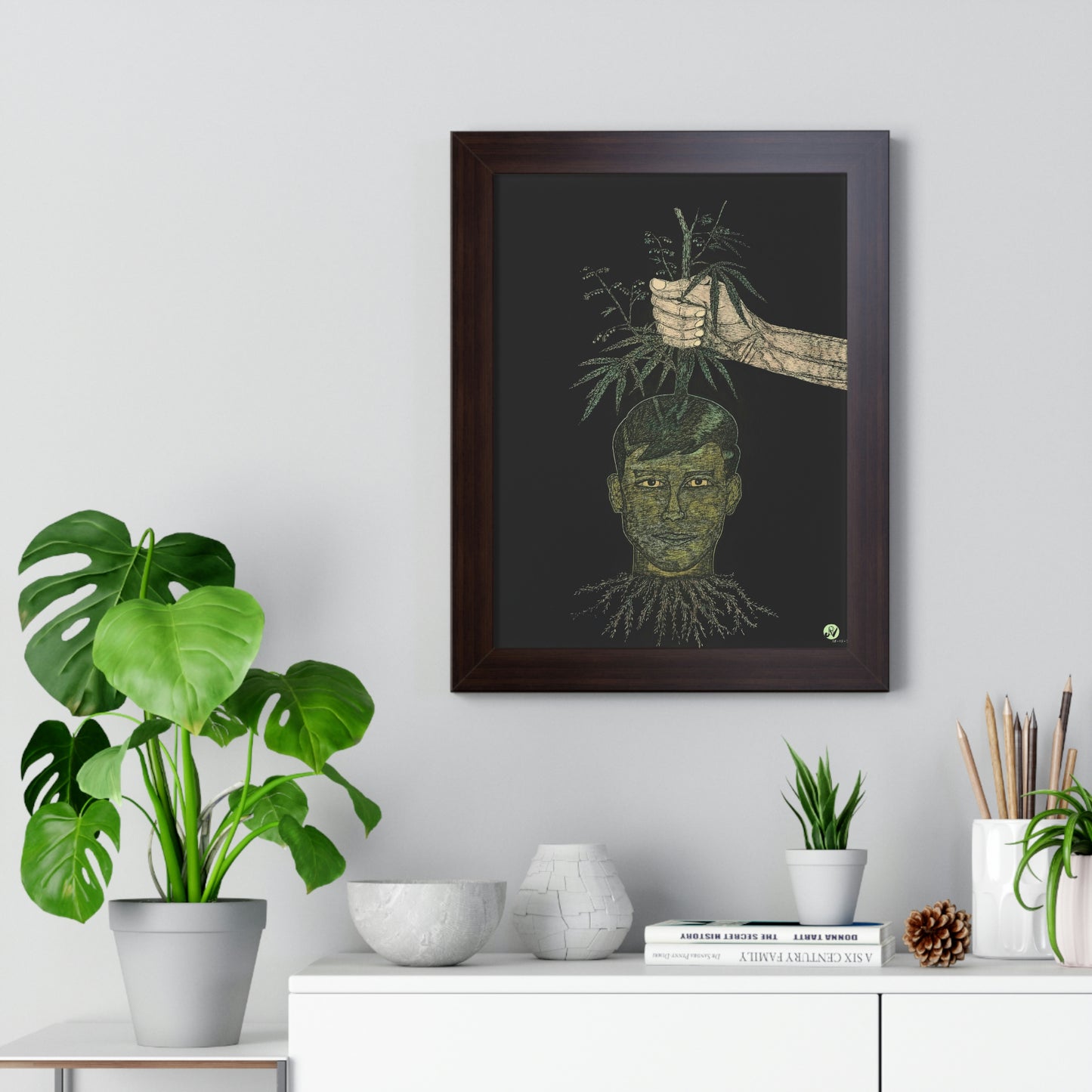 POTHEAD Framed Vertical Poster