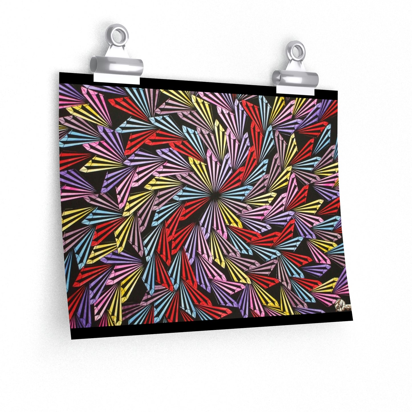 PINWHEEL Premium Matte horizontal posters
