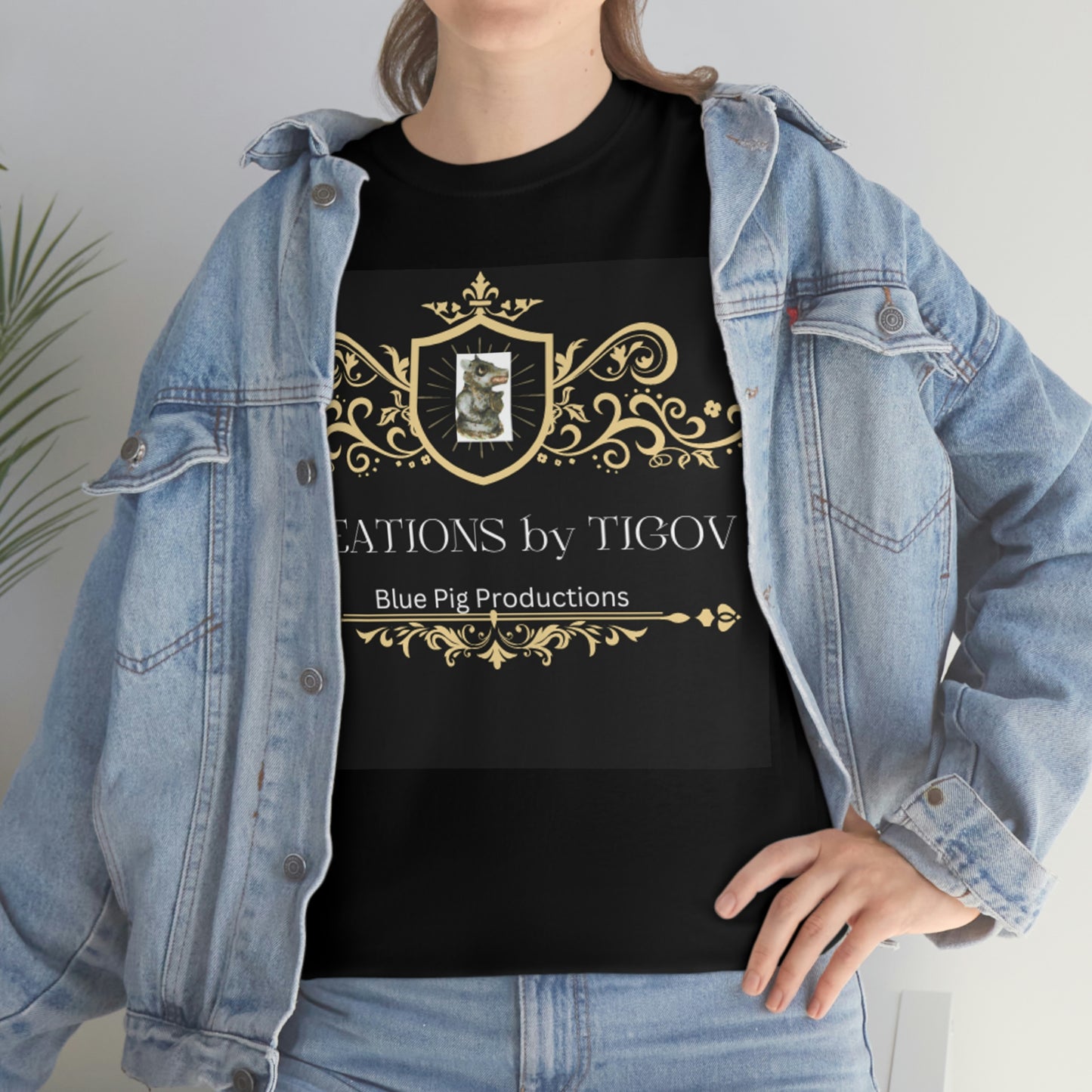 CREATIONS BY TIGOV Unisex Heavy Cotton Tee