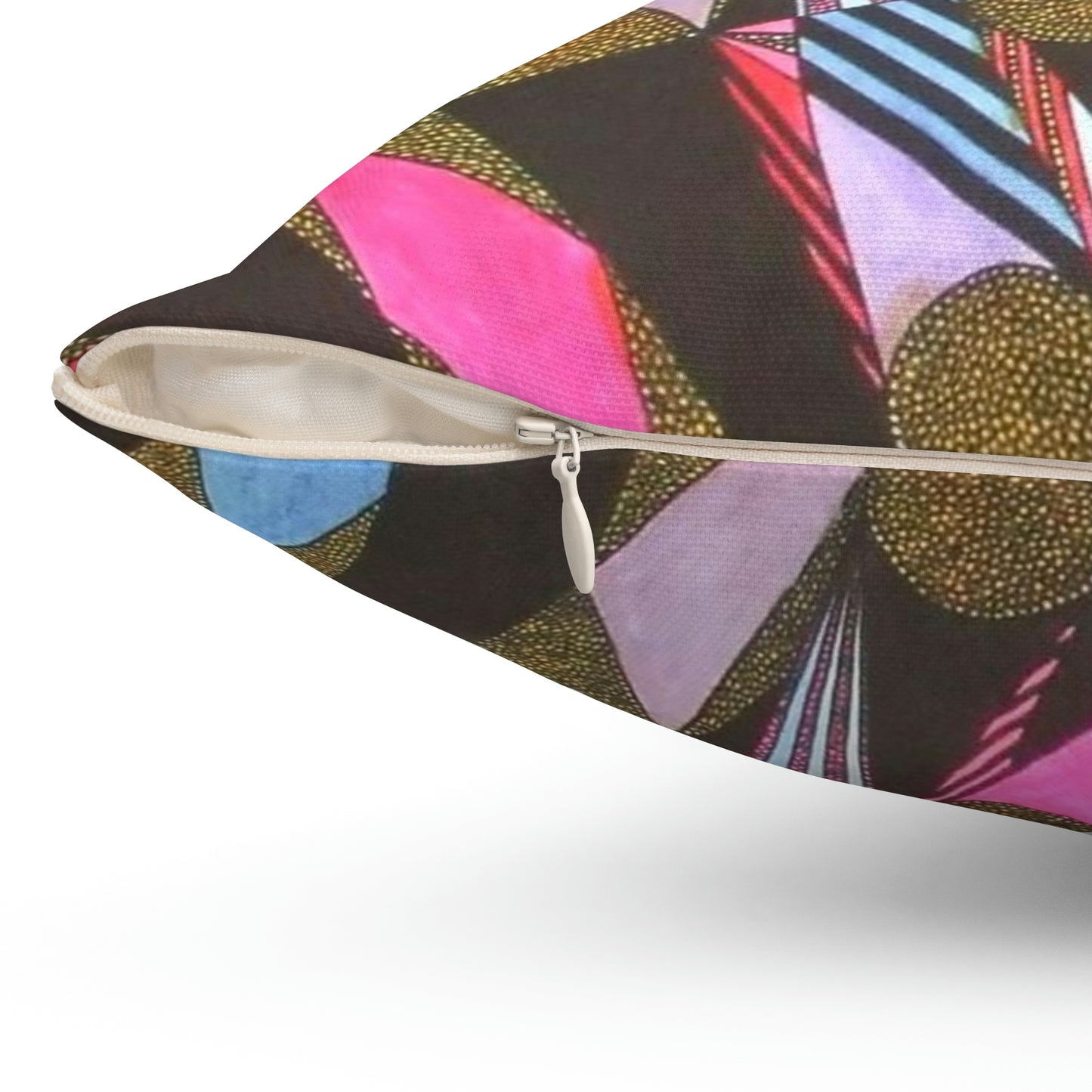 ABSTRACT COLONNADE Spun Polyester Square Pillow