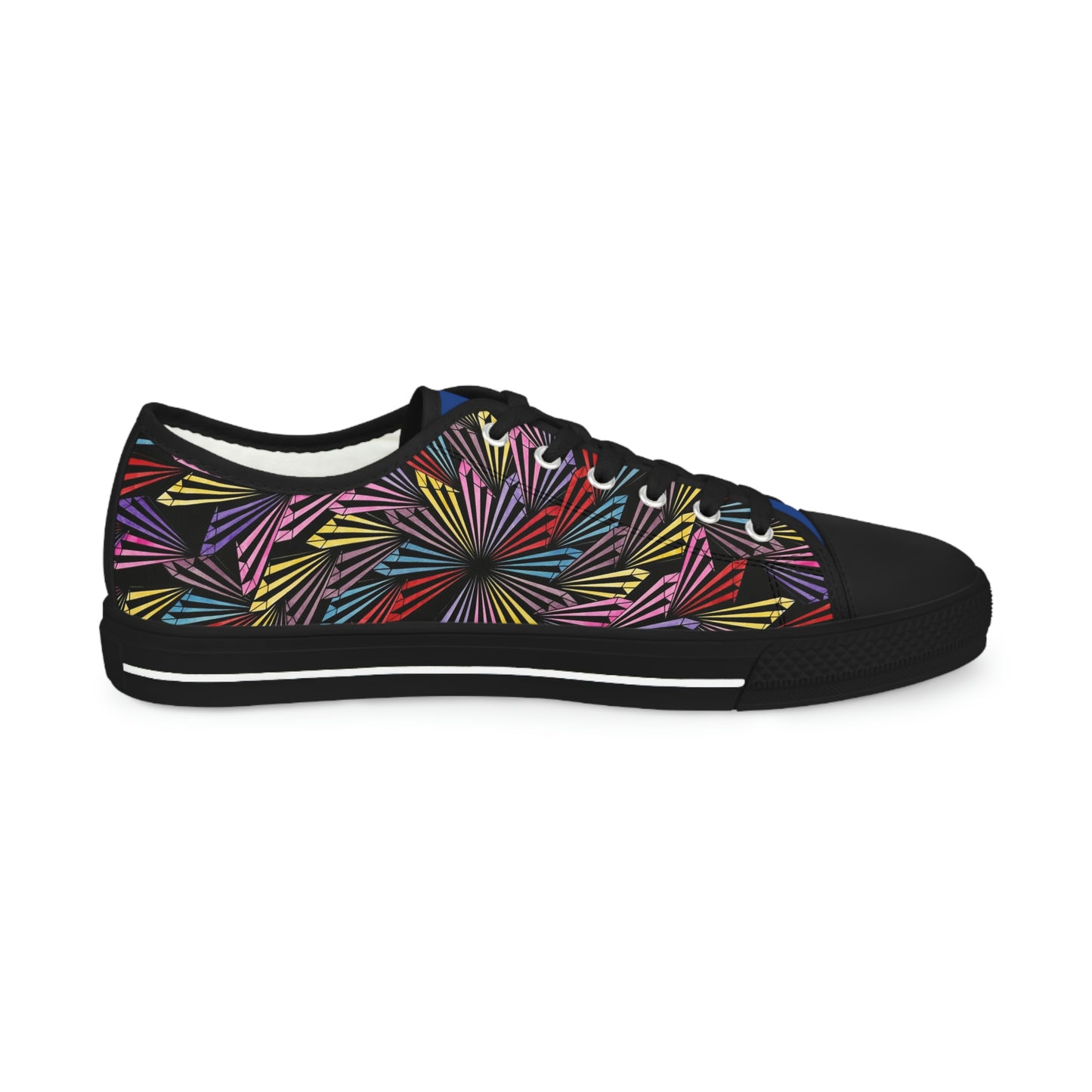 PINWHEEL (BLUE) Men's Low Top Sneakers