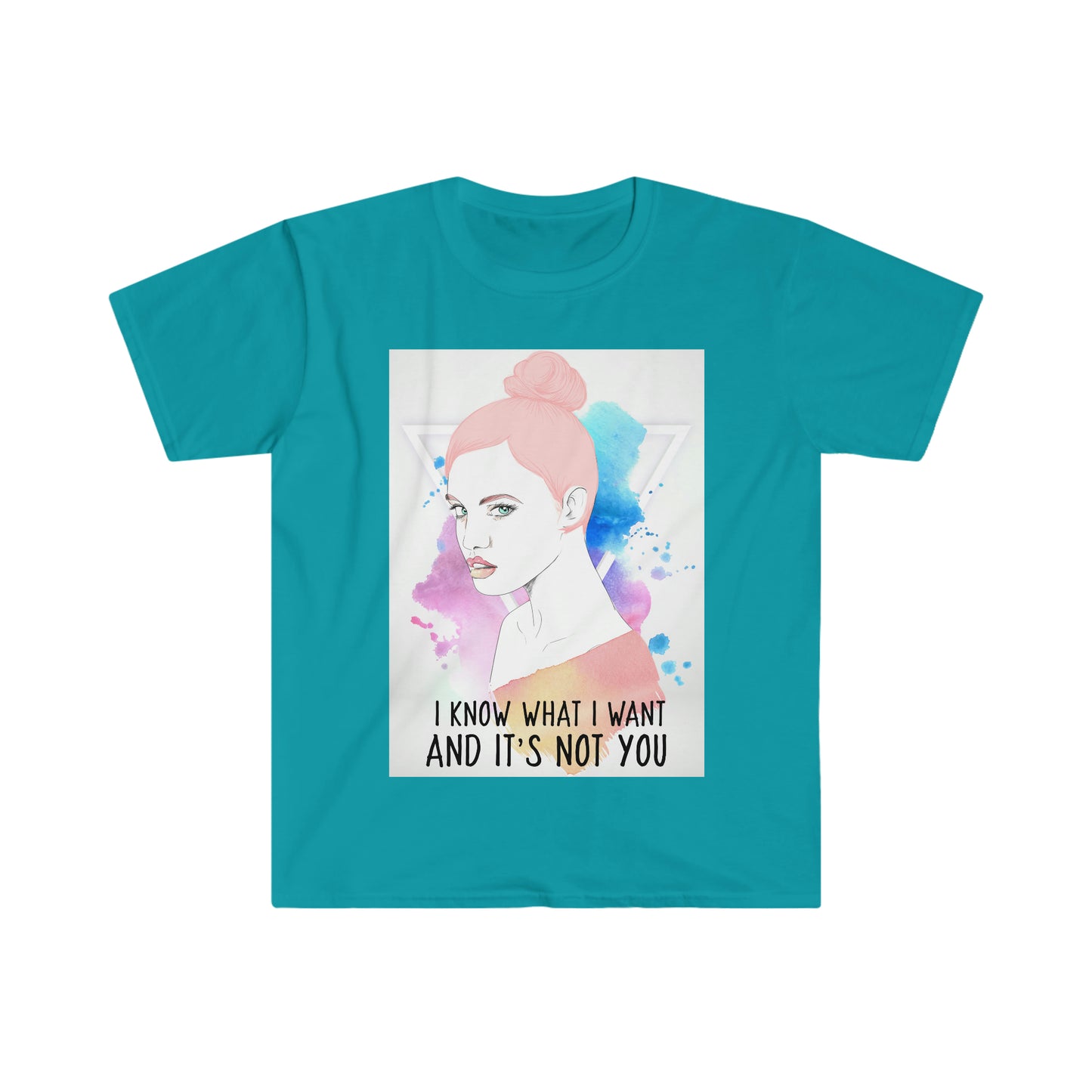 I KNOW WHAT I WANT Unisex Softstyle T-Shirt