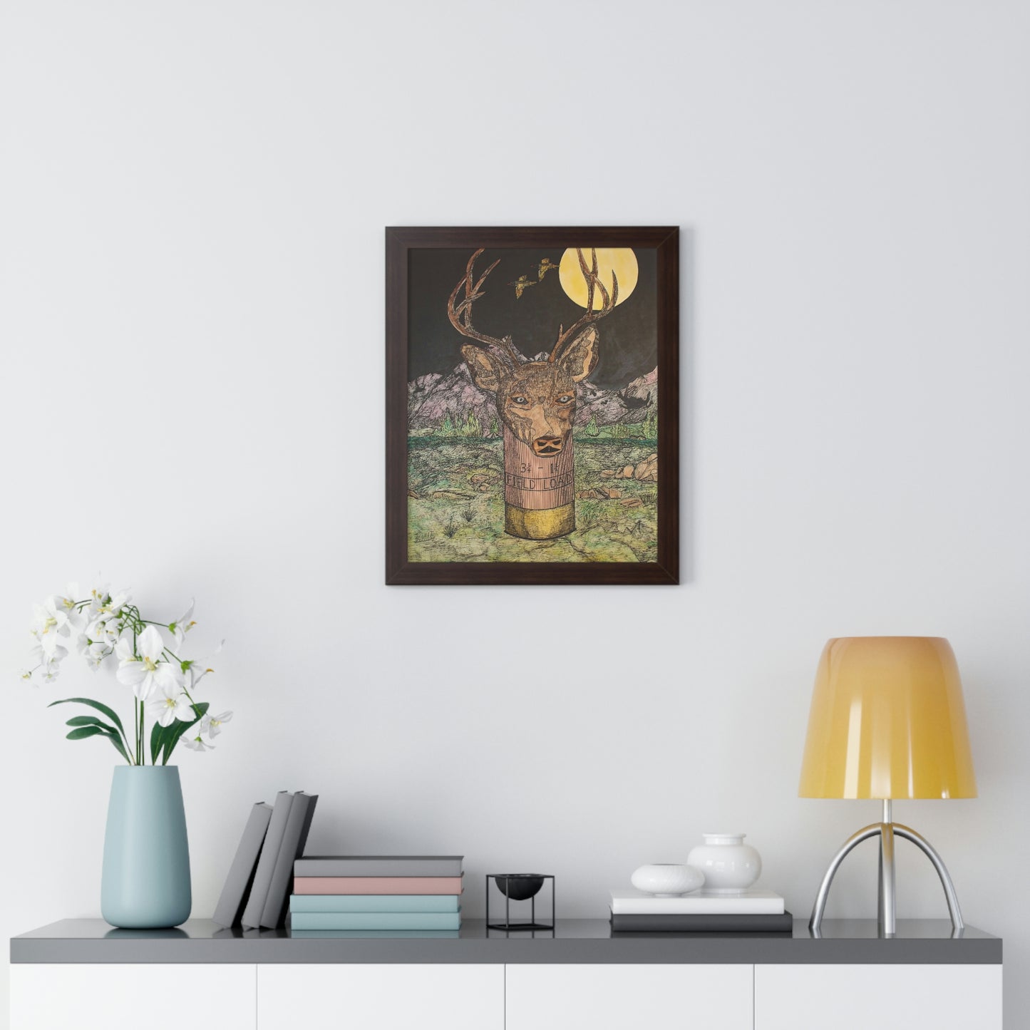 BUCKSHOT Framed Vertical Poster