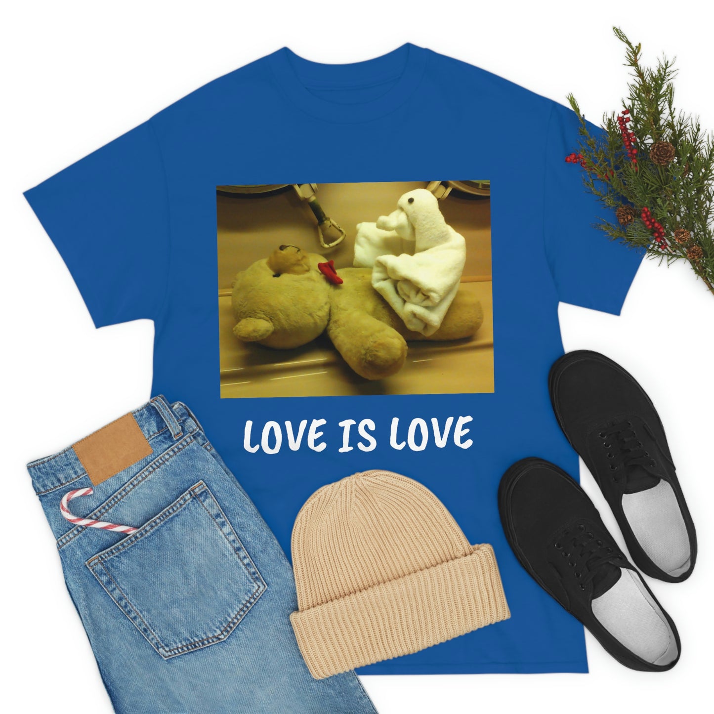 LOVE IS LOVE Unisex Heavy Cotton Tee