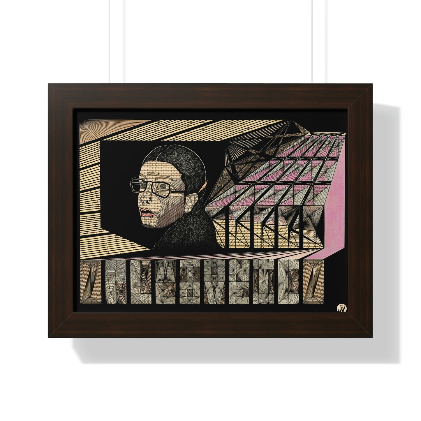 PLATONIC LOVE Framed Horizontal Poster