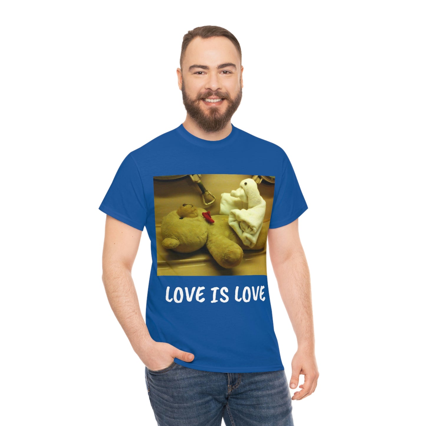 LOVE IS LOVE Unisex Heavy Cotton Tee
