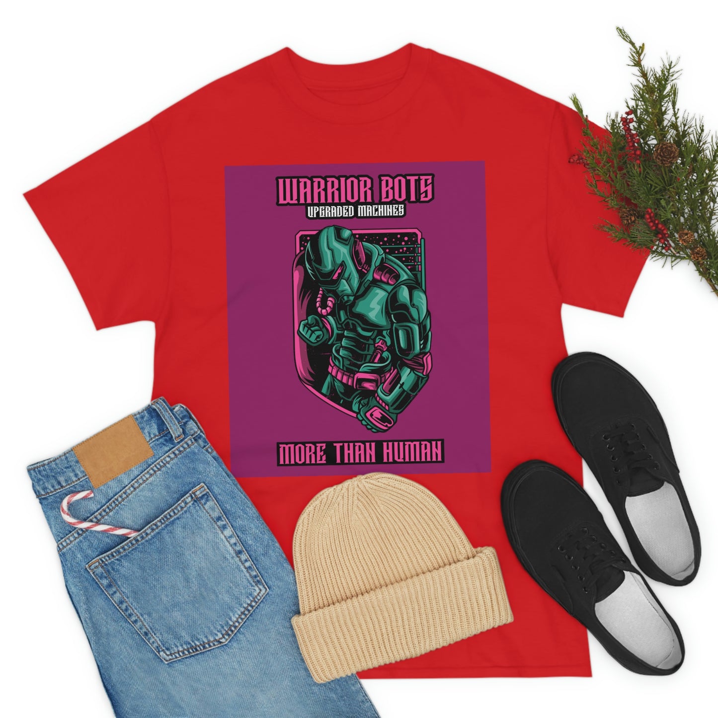 WARRIOR BOTS Unisex Heavy Cotton Tee