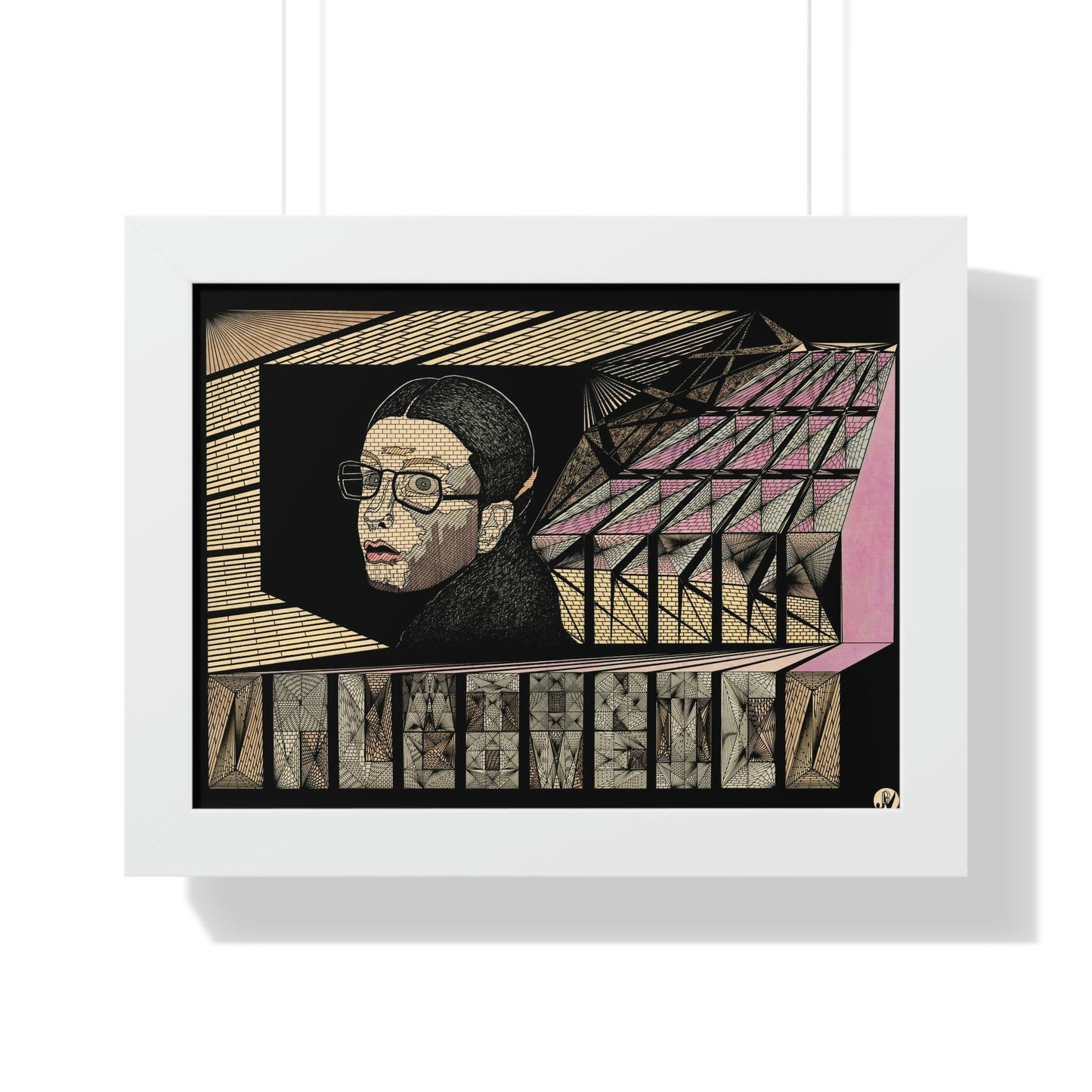 PLATONIC LOVE Framed Horizontal Poster