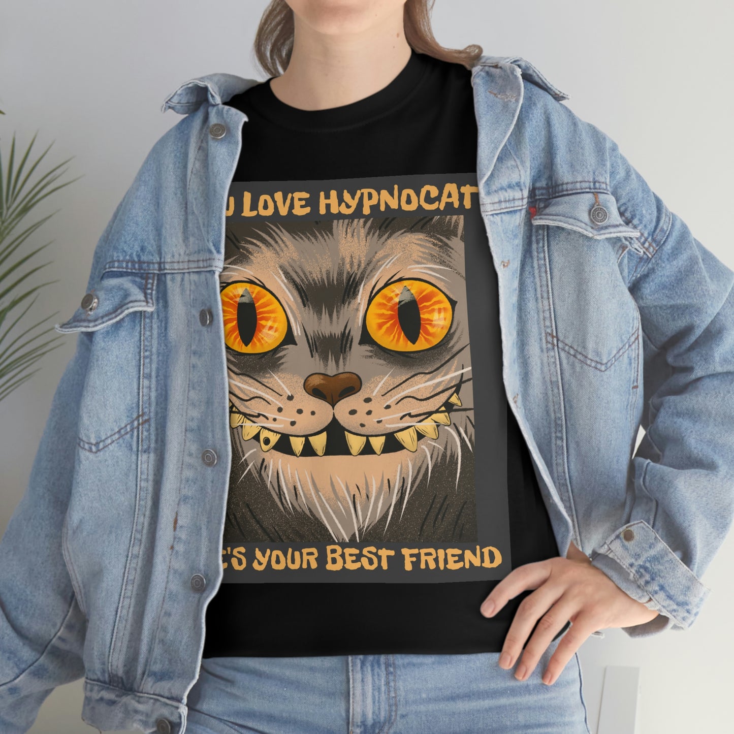 YOU LOVE HYPNOCAT Unisex Heavy Cotton Tee
