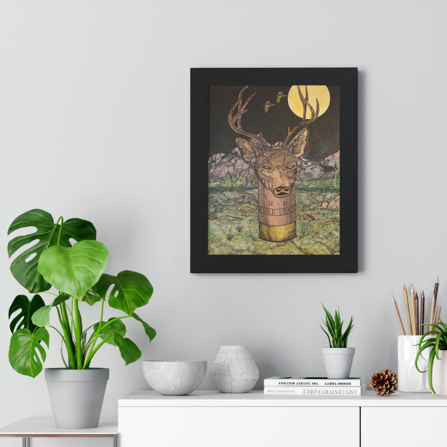 BUCKSHOT Framed Vertical Poster