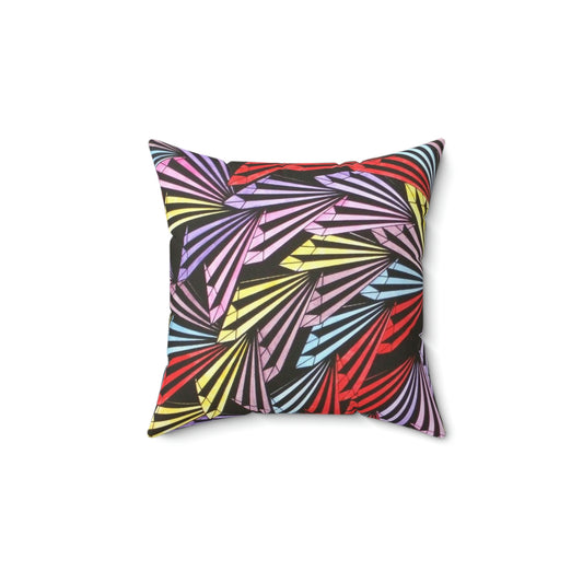PINWHEEL Spun Polyester Square Pillow