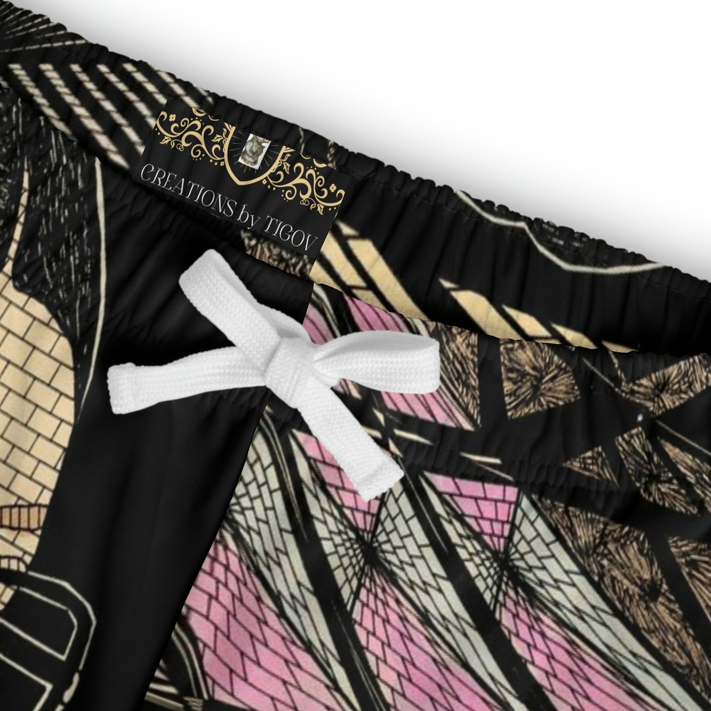PLATONIC LOVE Athletic Long Shorts (AOP)