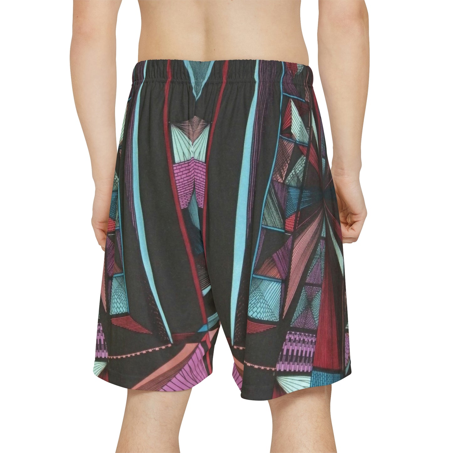 LIGHT DUO MEGALOPOLIS  Men’s Sports Shorts (Does not have pockets)