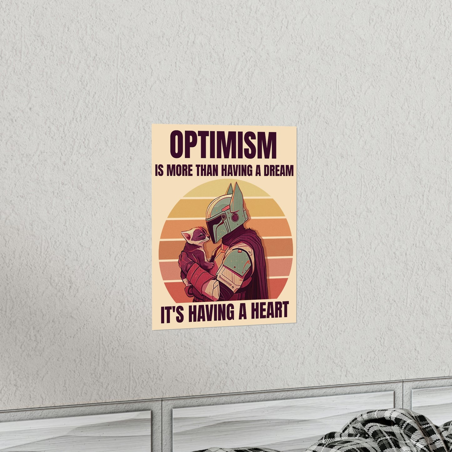 OPTIMISM Premium Matte Vertical Posters