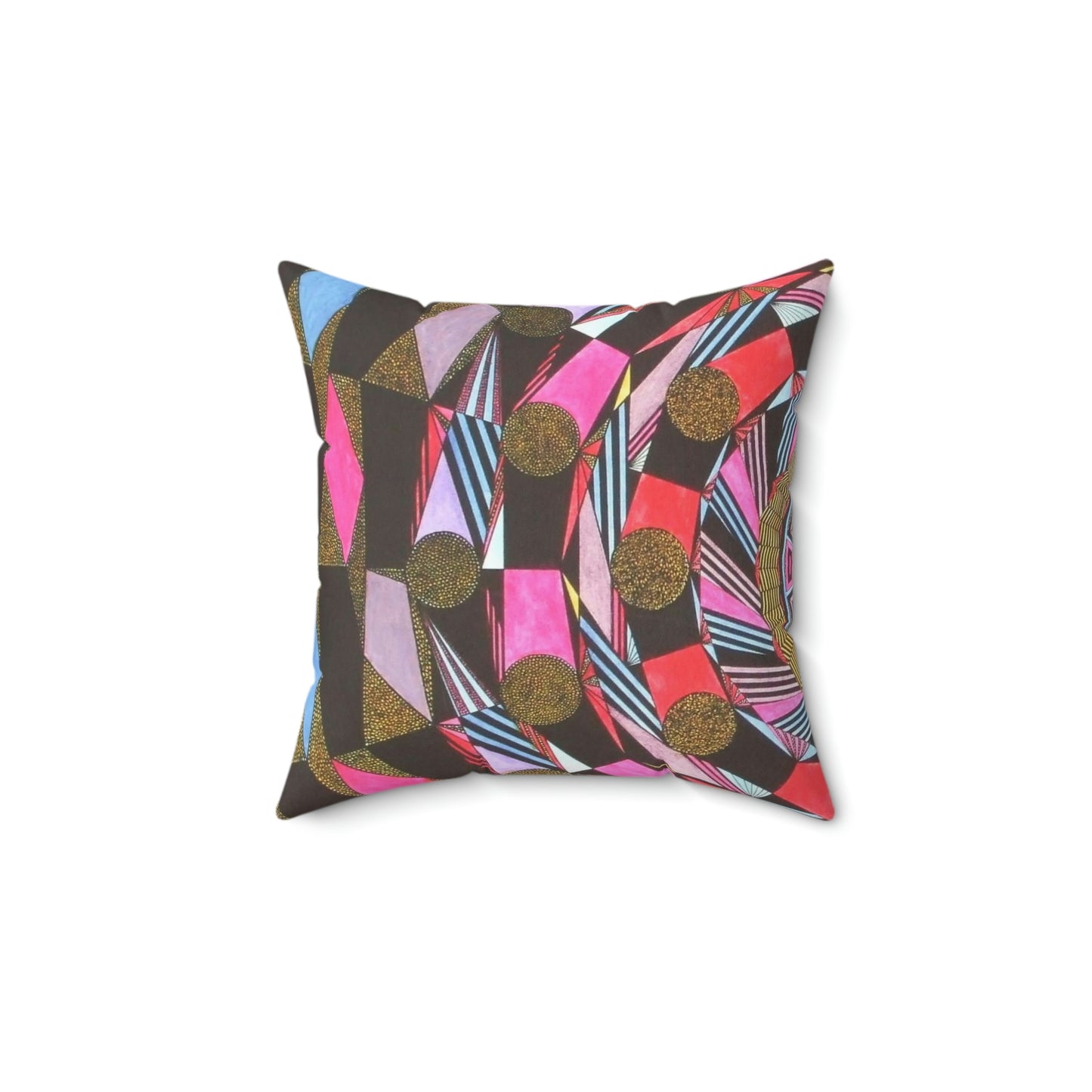 ABSTRACT COLONNADE Spun Polyester Square Pillow