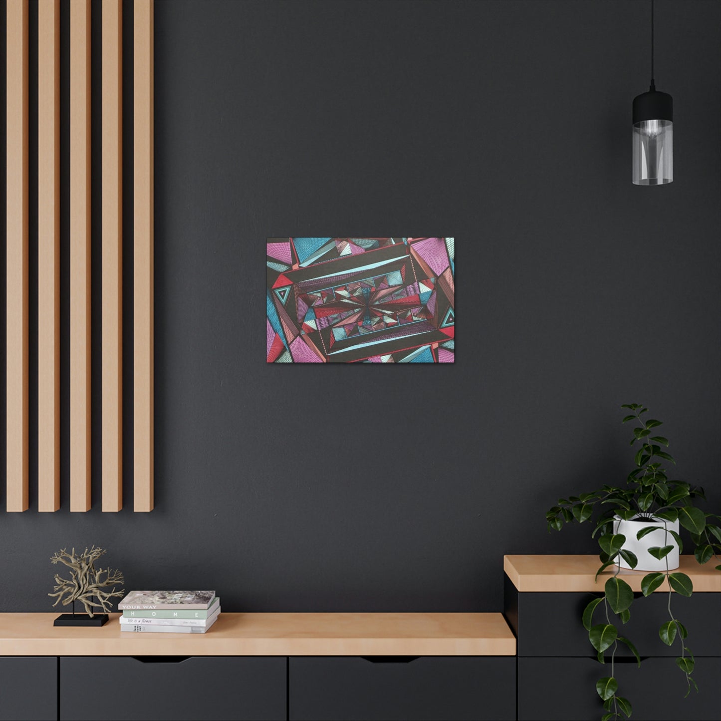 LIGHT DUO MEGALOPOLIS Canvas Gallery Wraps