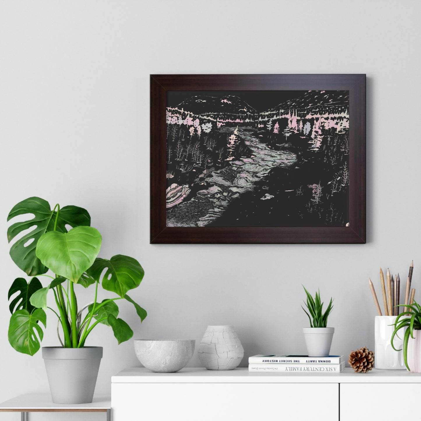 WONDERLUST Framed Horizontal Poster