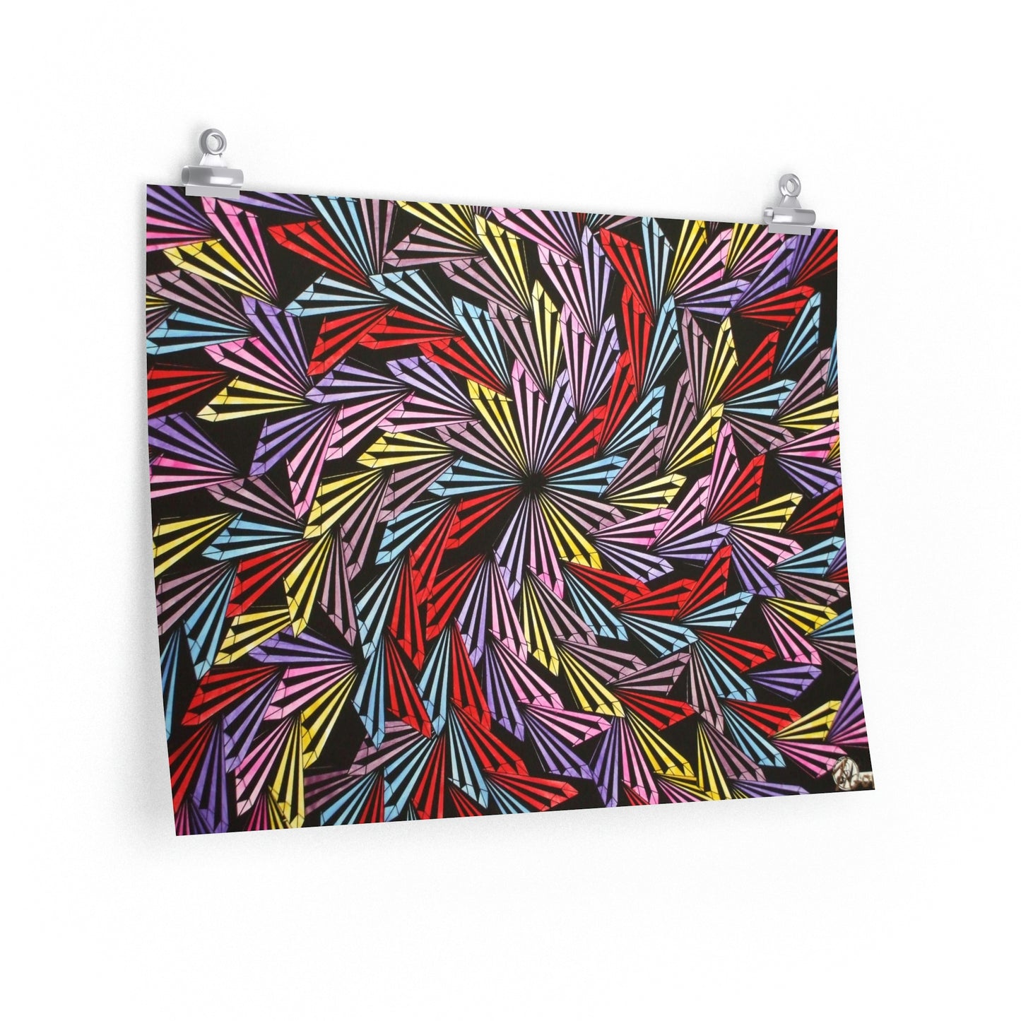 PINWHEEL Premium Matte horizontal posters