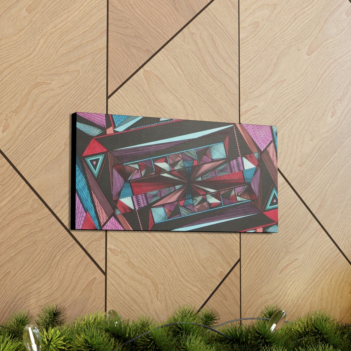 LIGHT DUO MEGALOPOLIS Canvas Gallery Wraps