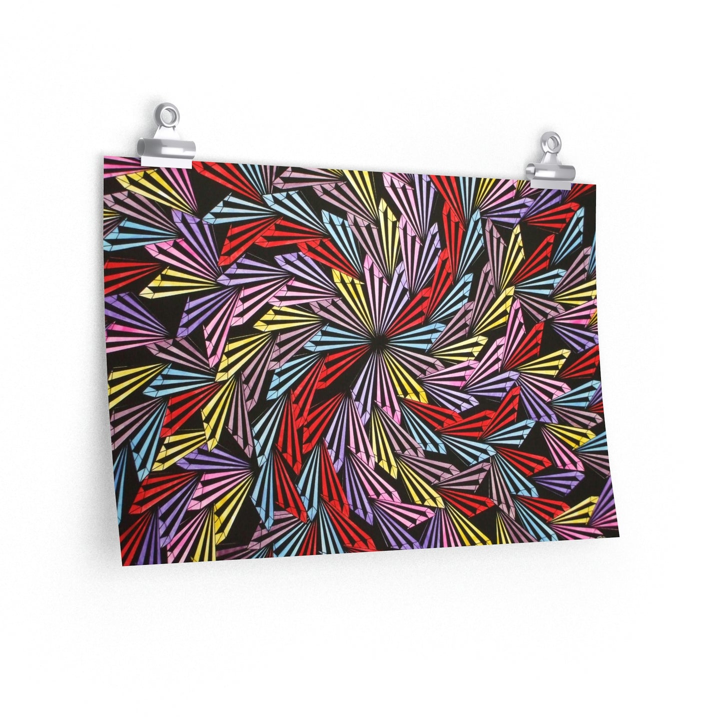 PINWHEEL Premium Matte horizontal posters