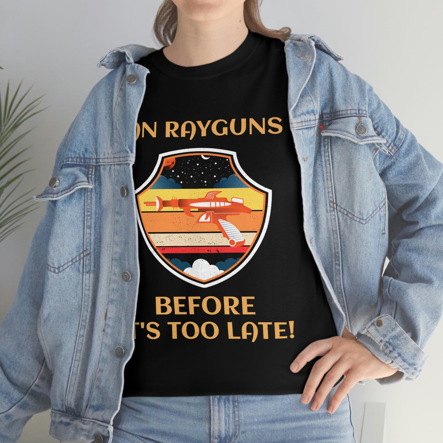 BAN RAYGUNS Unisex Heavy Cotton Tee