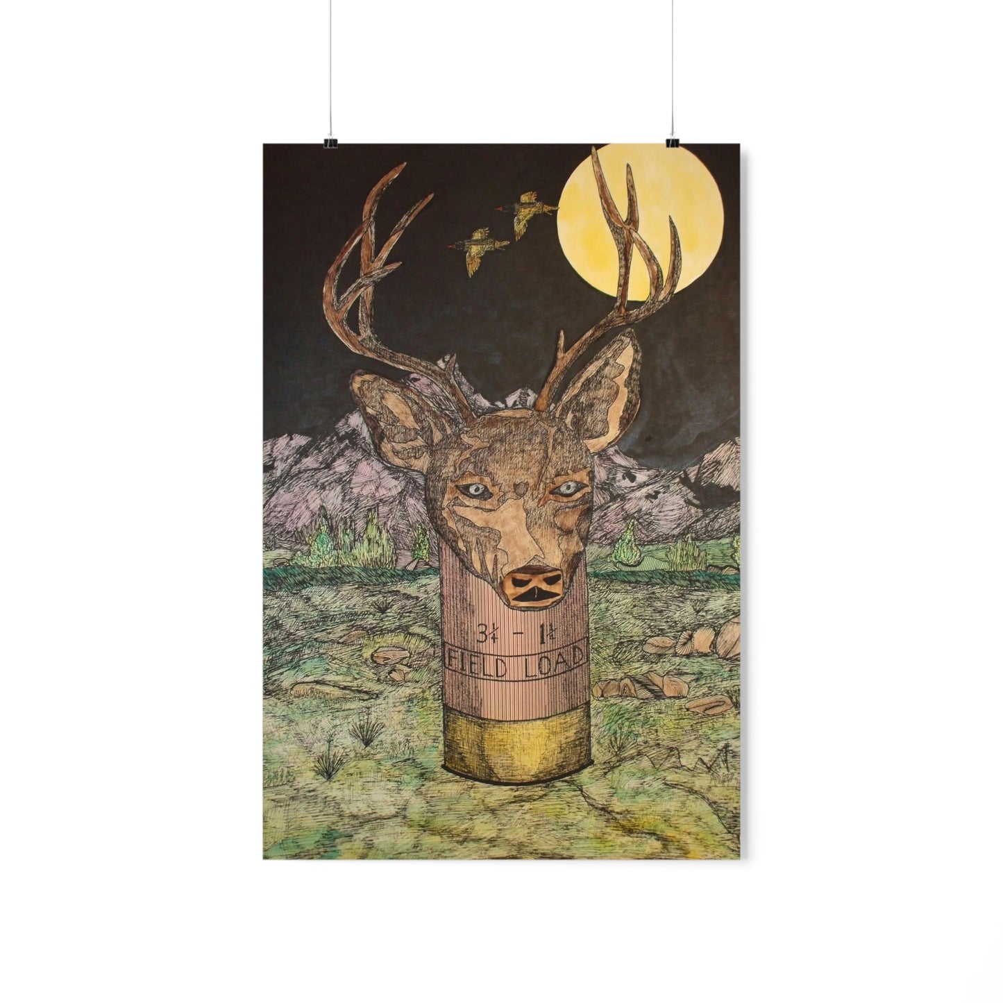 BUCKSHOT Premium Matte Vertical Posters