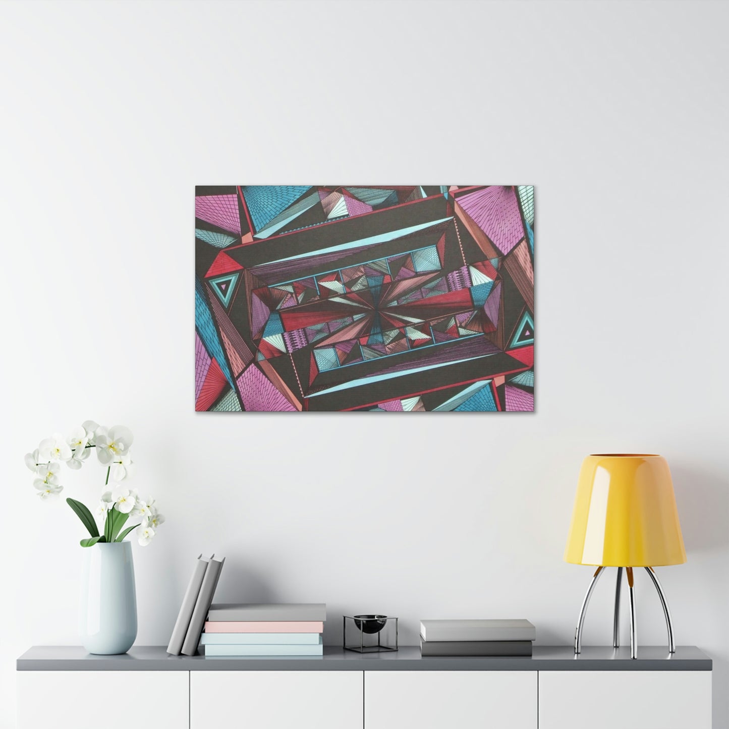 LIGHT DUO MEGALOPOLIS Canvas Gallery Wraps