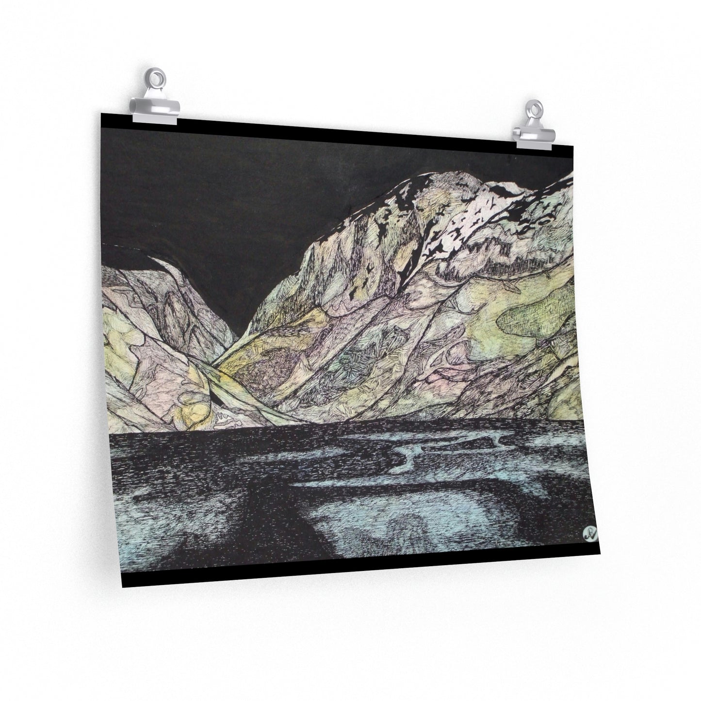 LAKE GUDVAGAN Premium Matte horizontal posters