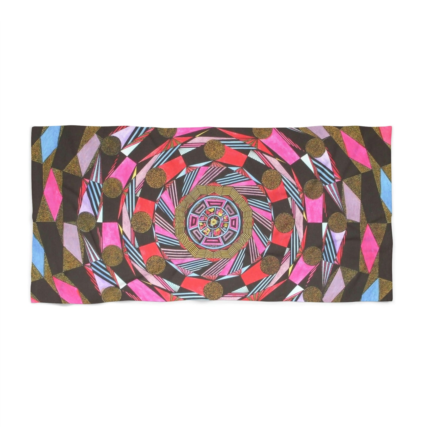 ABSTRACT COLONNADE Beach Towel
