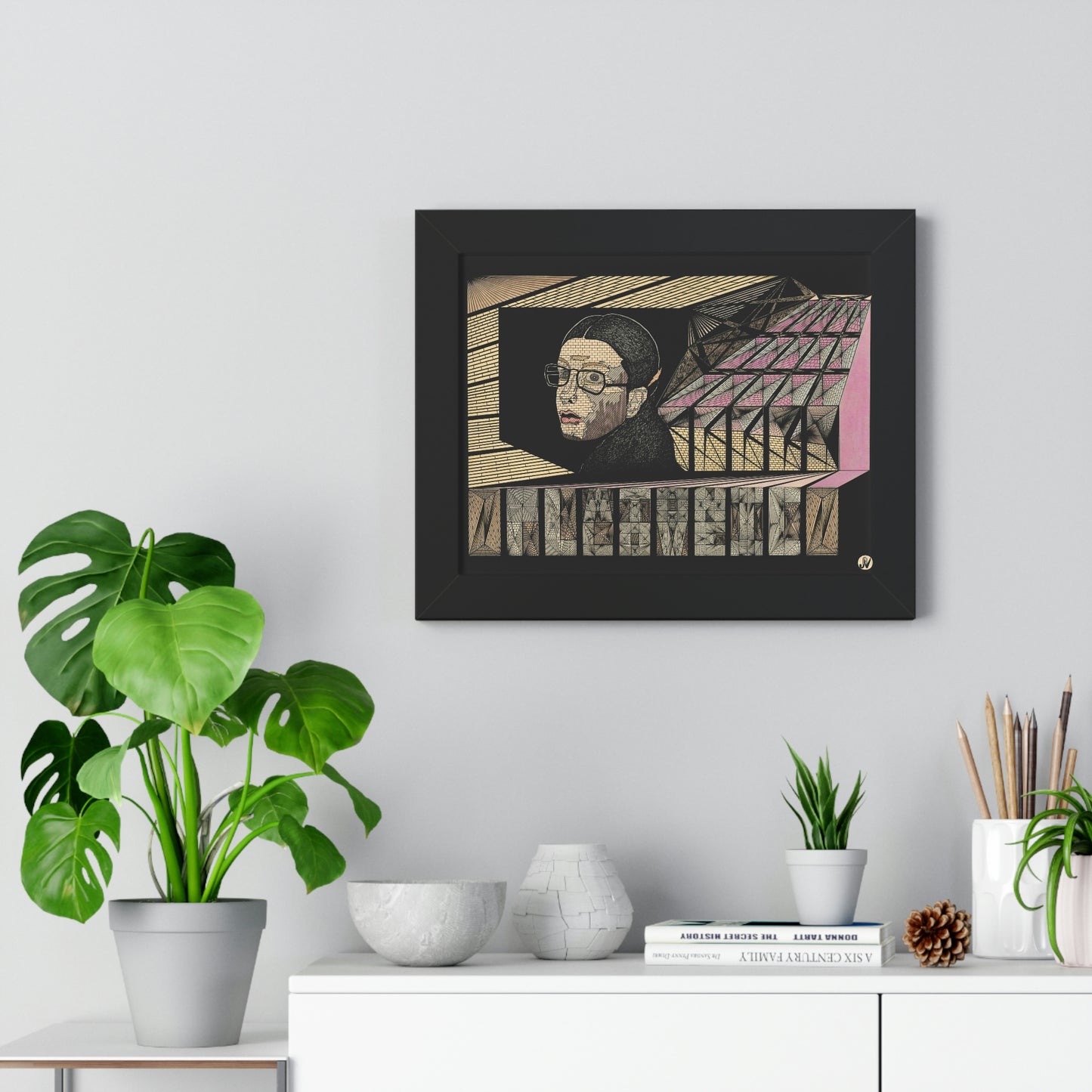 PLATONIC LOVE Framed Horizontal Poster