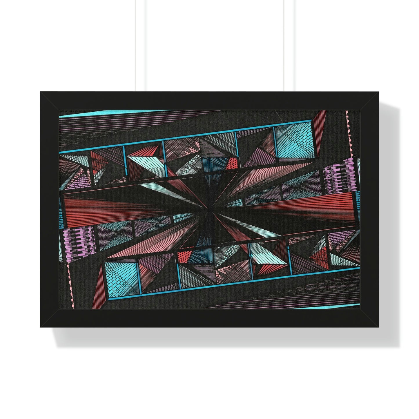 DUO MEGALOPOLIS Framed Horizontal Poster
