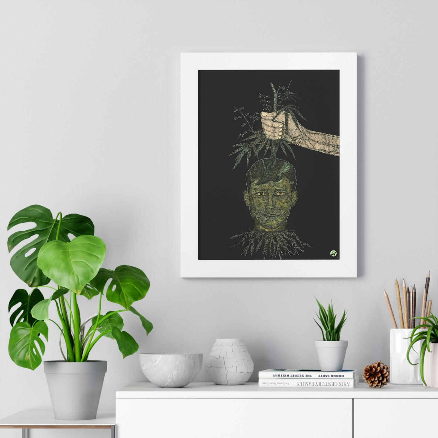 POTHEAD Framed Vertical Poster