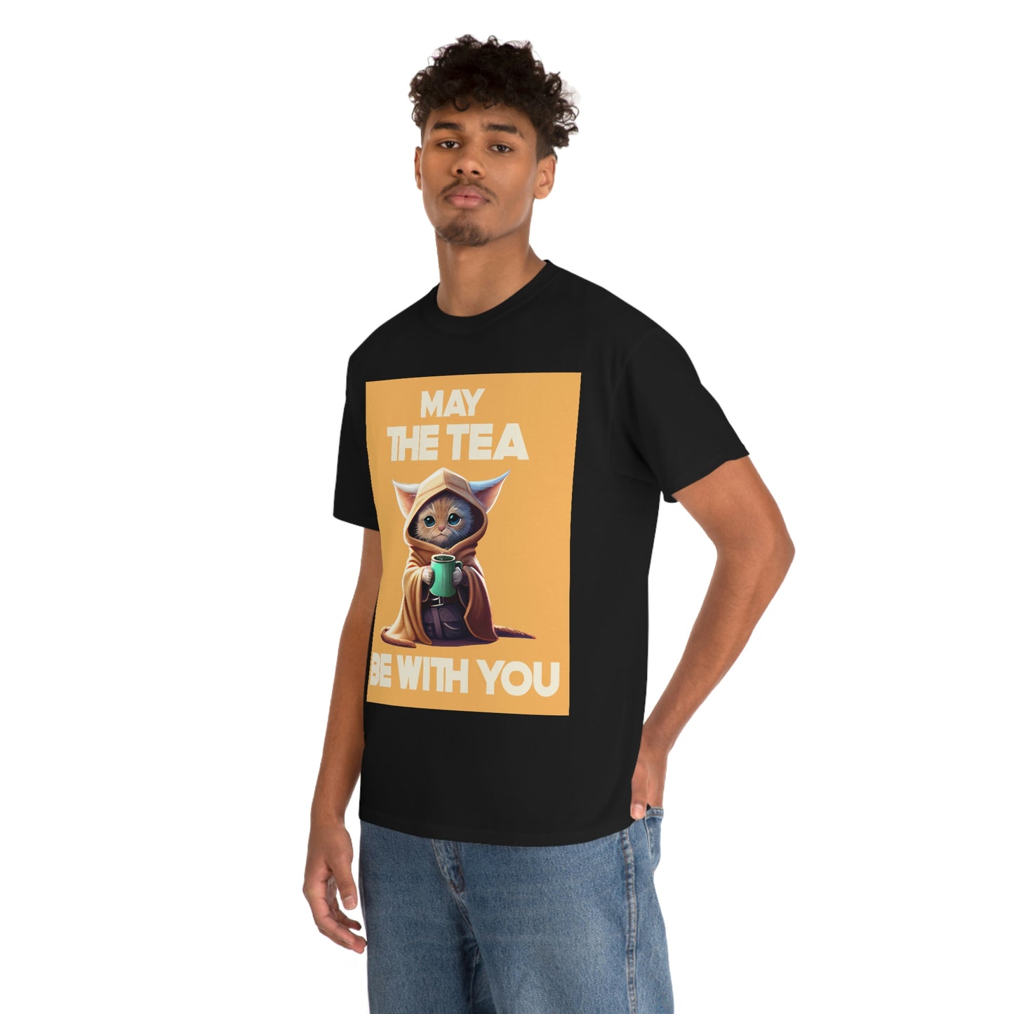 MAY THE TEA BE WITH YOU Unisex Heavy Cotton Tee