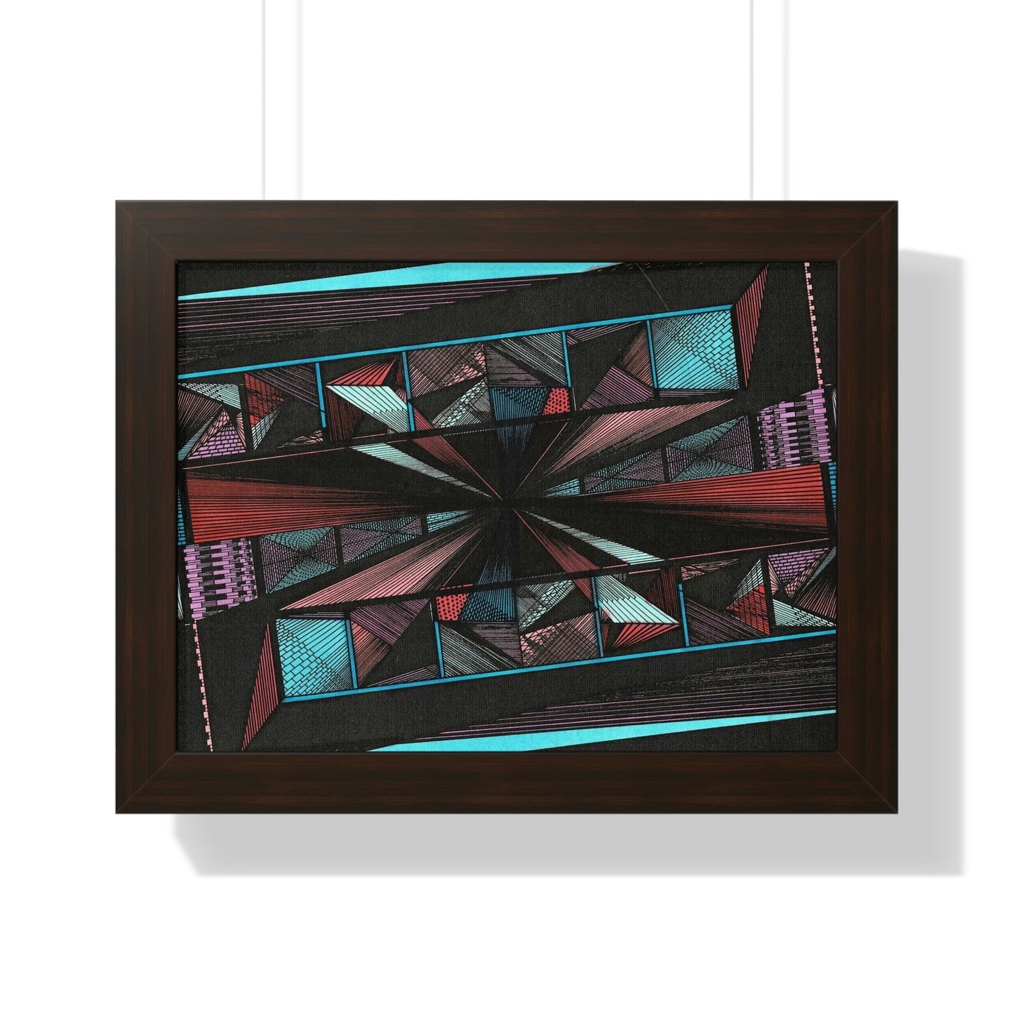 DUO MEGALOPOLIS Framed Horizontal Poster