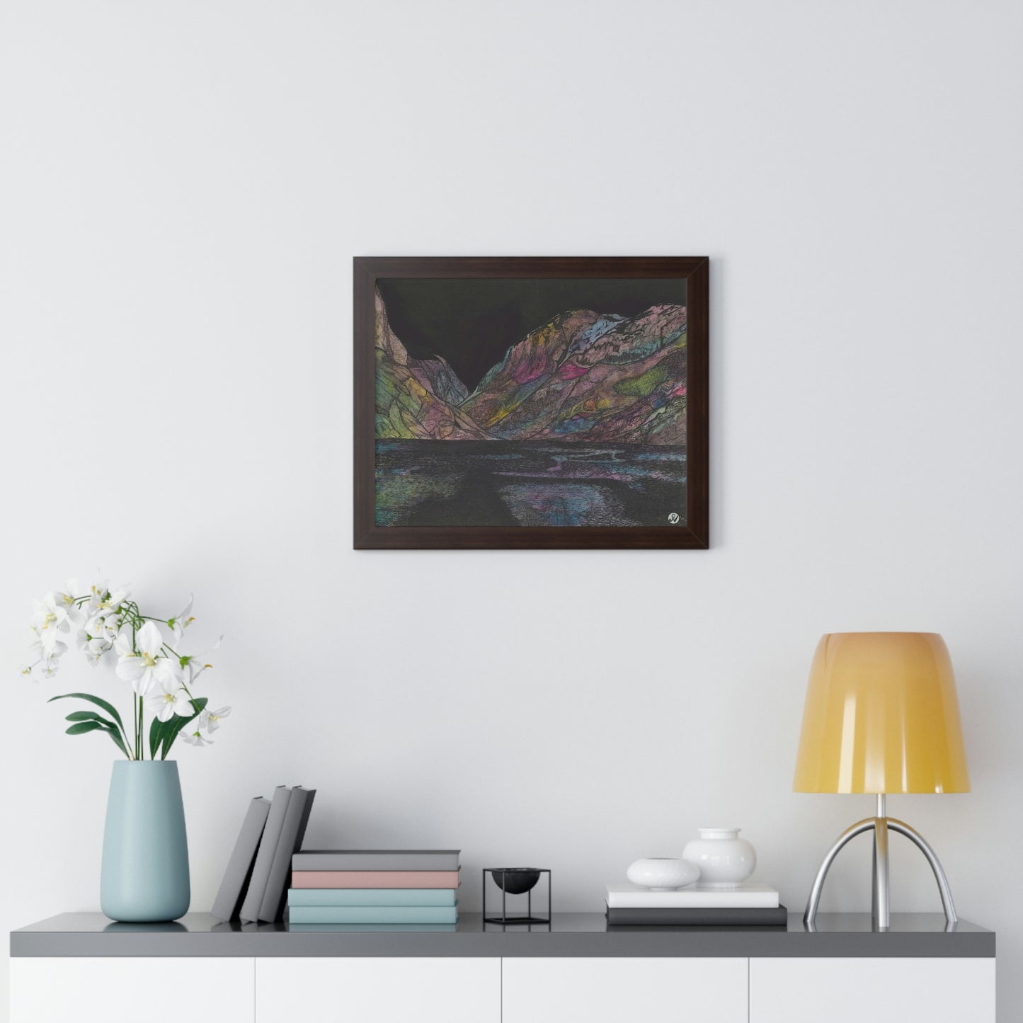 LAKE GUDVAGAN Framed Horizontal Poster