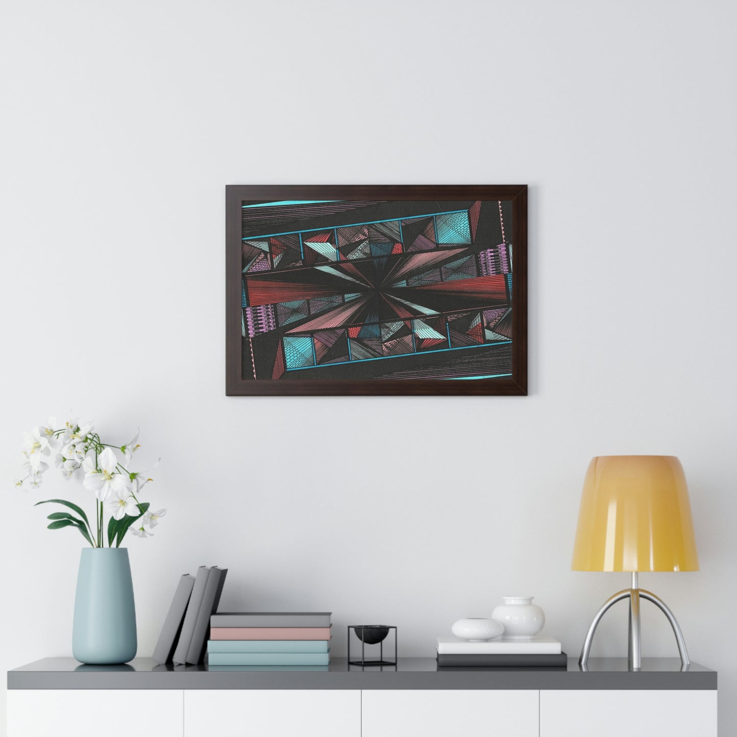DUO MEGALOPOLIS Framed Horizontal Poster
