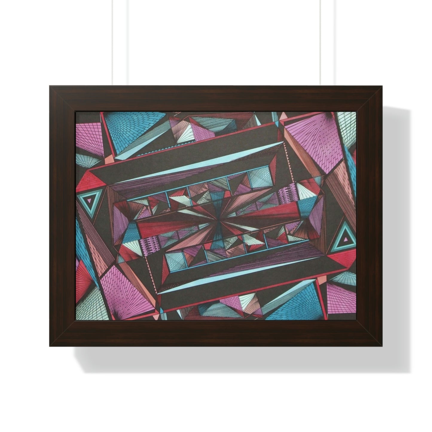 LIGHT DUO MEGALOPOLIS Framed Horizontal Poster