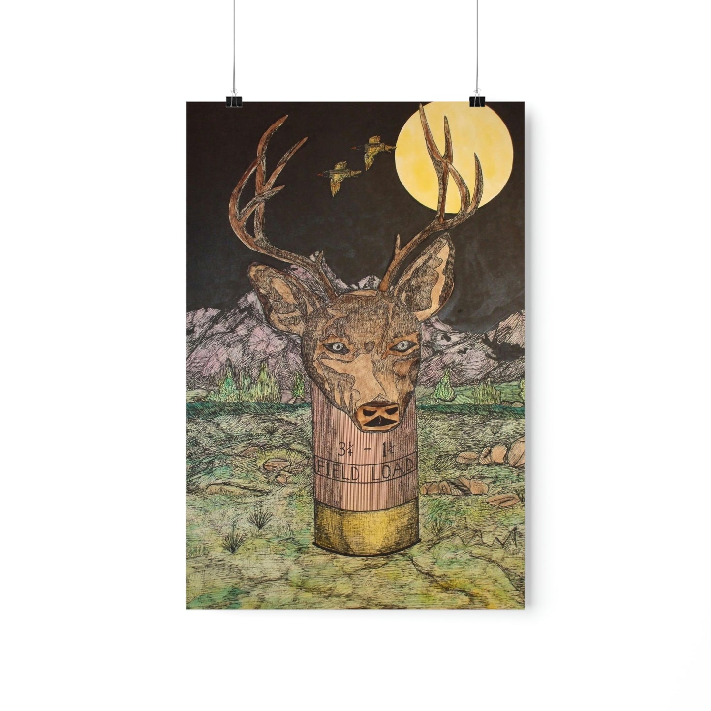 BUCKSHOT Premium Matte Vertical Posters