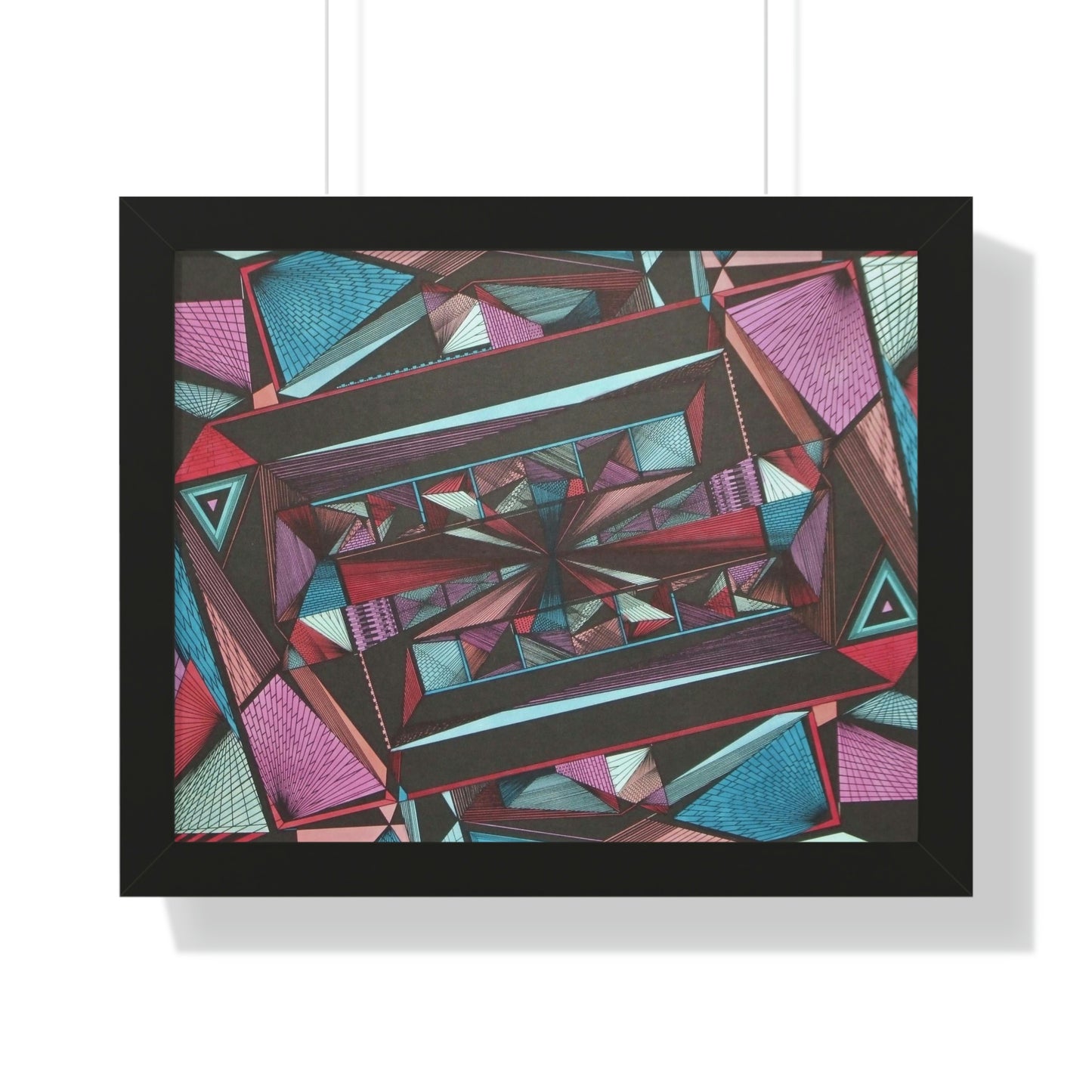 LIGHT DUO MEGALOPOLIS Framed Horizontal Poster