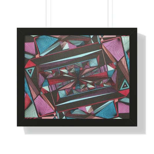 LIGHT DUO MEGALOPOLIS Framed Horizontal Poster