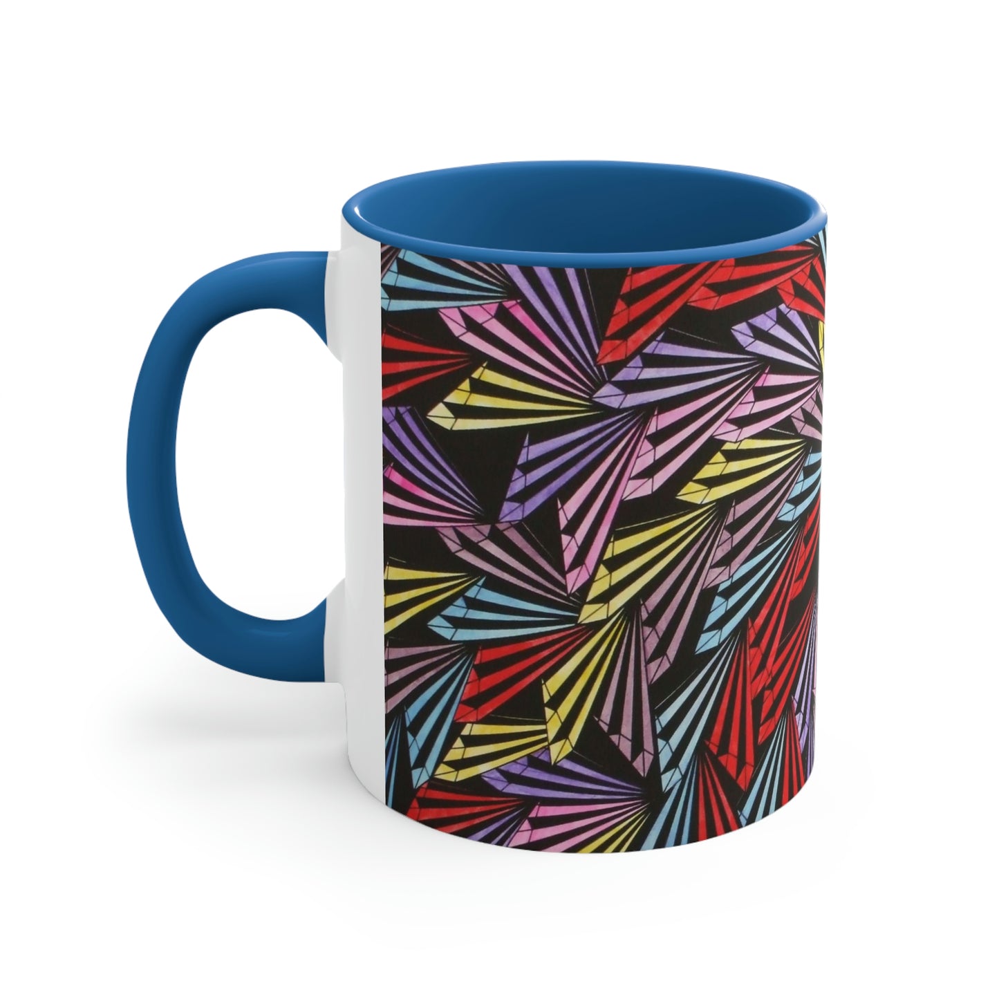 PINWHEEL Accent Coffee Mug, 11oz