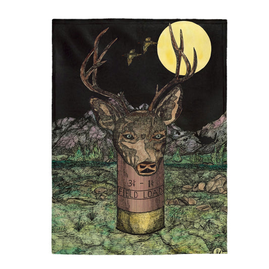 BUCKSHOT Velveteen Plush Blanket