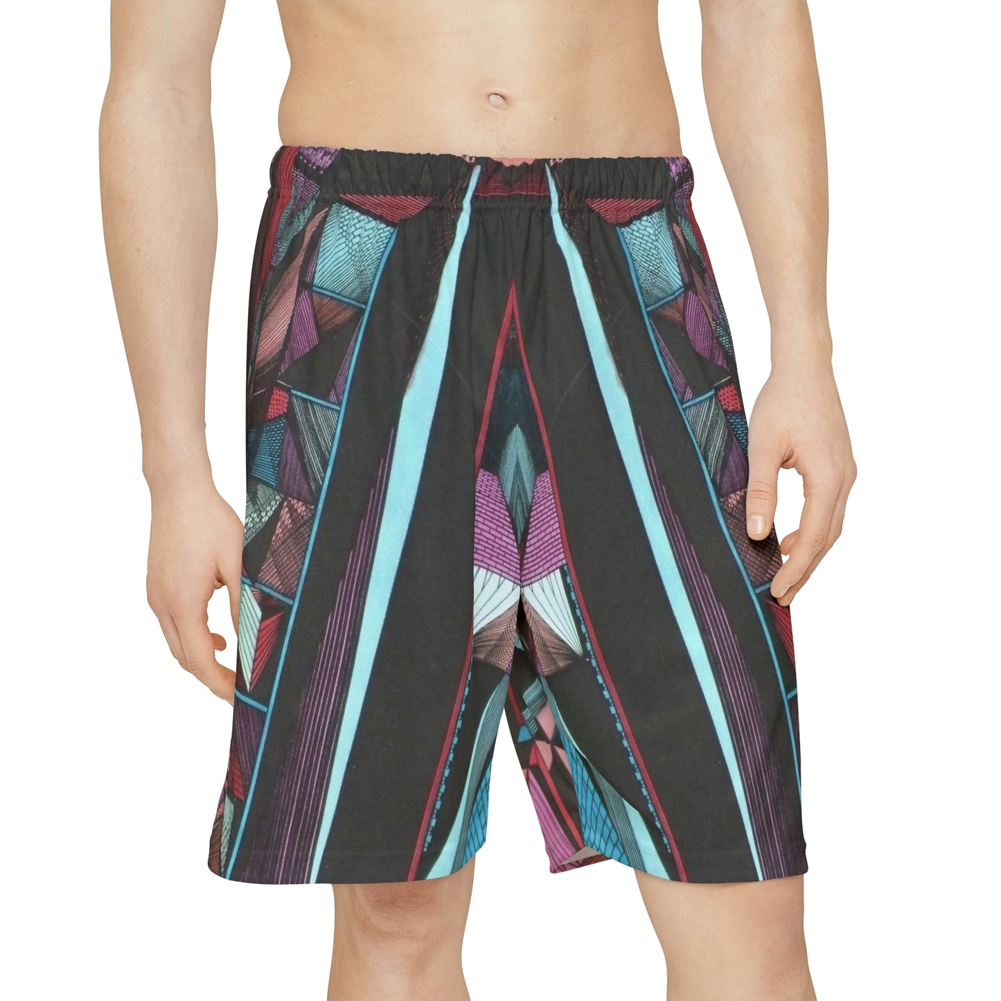 LIGHT DUO MEGALOPOLIS  Men’s Sports Shorts (Does not have pockets)